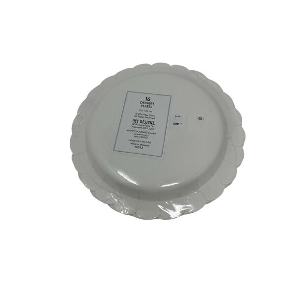 Rae Dunn Happy Holidays Party Tableware Christmas Holiday Plates And Napkins - Picture 7 of 8